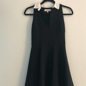 Likely Collared Fit and Flare Dress, Size 4, Black